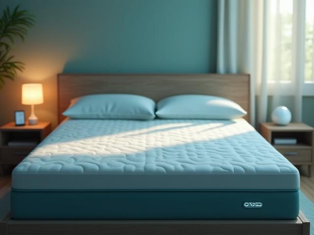 Smart mattress with integrated sensors and a white noise machine